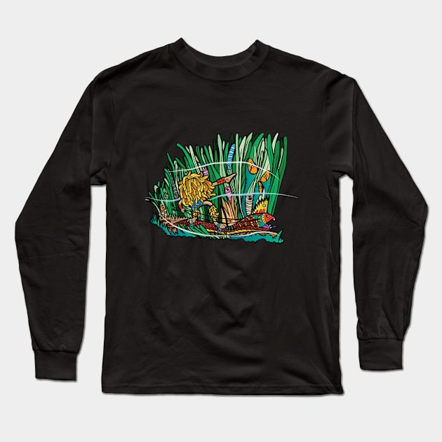 Snake Rider Start the War Long Sleeve T-Shirt by angsabiru